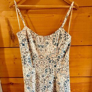 Women's Western Tank Maxi Dress- NWT